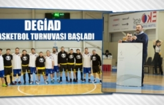DEGİAD basketbol turnuvası başladı