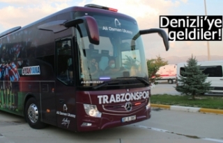 Trabzonspor kafilesi, Denizli’de