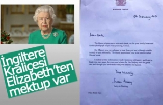 İngiltere Kraliçesi Elizabeth’ten mektup var