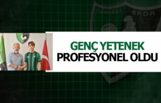 Denizlispor genç yetenek ile profesyonel sözleşme...
