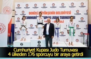 Cumhuriyet Kupası Judo Turnuvası 4 ülkeden 176...
