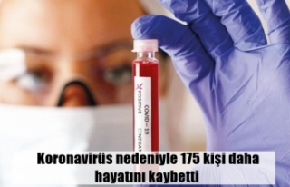 Koronavirüs nedeniyle 175 kişi daha hayatını kaybetti