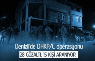 Denizli'de DHKP-C terör örgütüne operasyon...