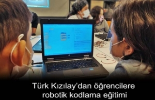 Türk Kızılay Manisa Şubesinden robotik kodlama...