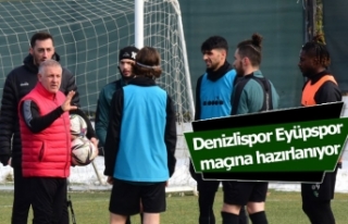 Denizlispor Eyüpspor maçına hazırlanıyor