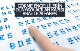 Görme engellilerin dünyaya açılan kapısı; Braille...