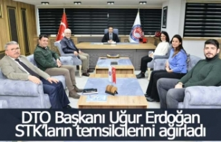 DTO Başkanı Uğur Erdoğan, STK’ların temsilcilerini...