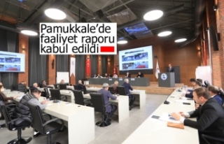 Pamukkale’de faaliyet raporu kabul edildi