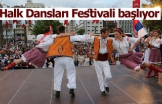 Halk Dansları Festivali başlıyor 