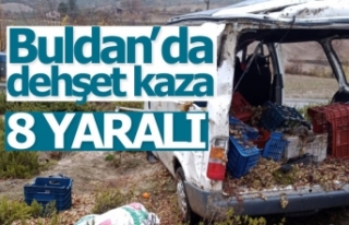Buldan’da dehşet kaza!