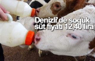 Denizli’de soğut süt fiyatı 12,40 lira