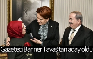 Gazeteci Barıner Tavas’tan aday oldu