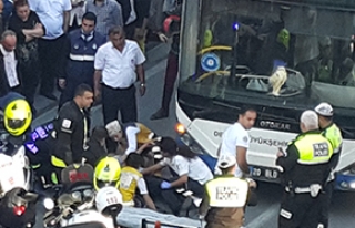 Denizli’de otobüs kazası