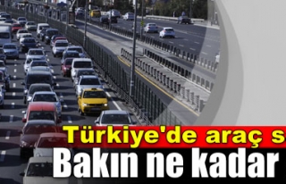 Türkiye'de araç sayısı arttı