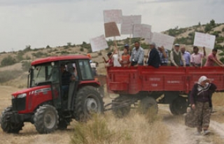 Köylülerden ‘Sulama Göleti’ protestosu