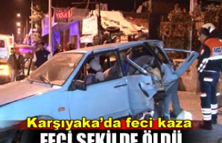 Karşıyaka'da trafik kazası 1 ölü