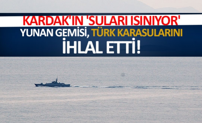 Kardak'ın 'Suları Isınıyor':  Yunan Gemisi, Türk Karasularını İhlal Etti!