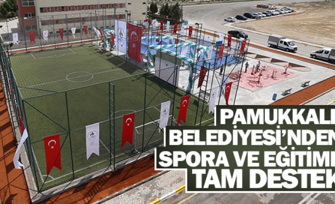 Pamukkale Belediyesi’nden spora ve eğitime tam destek