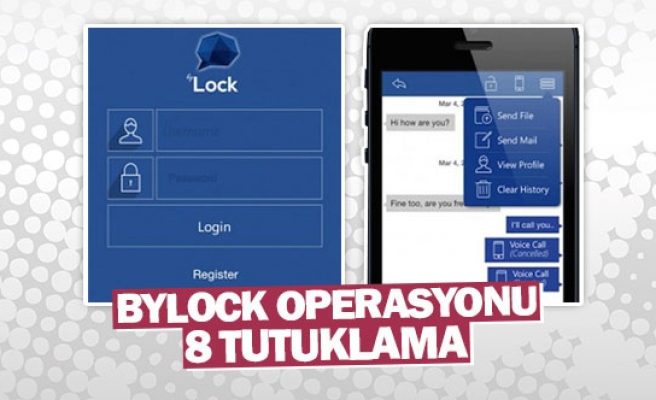 ByLock operasyonu: 8 tutuklama 