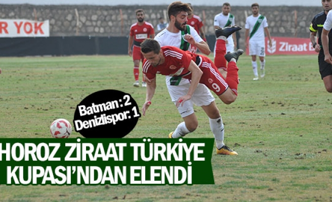 Horoz Ziraat Türkiye Kupası’ndan elendi