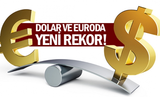 Dolar ve euroda yeni rekor!
