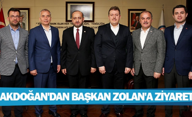 Akdoğan'dan Başkan Zolan'a ziyaret