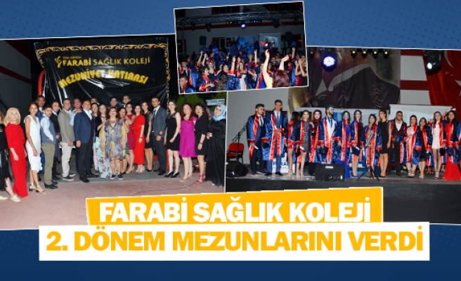 Farabi Sağlık Koleji 2. dönem mezunlarını verdi