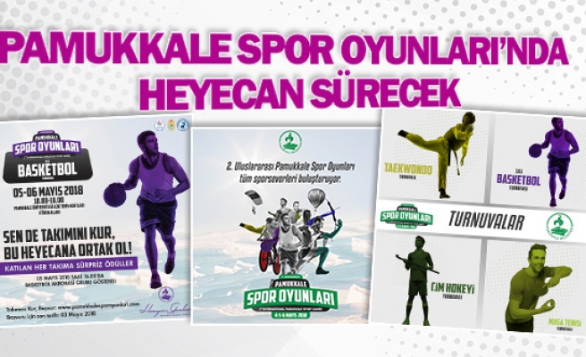 Pamukkale Spor Oyunları’nda heyecan sürecek