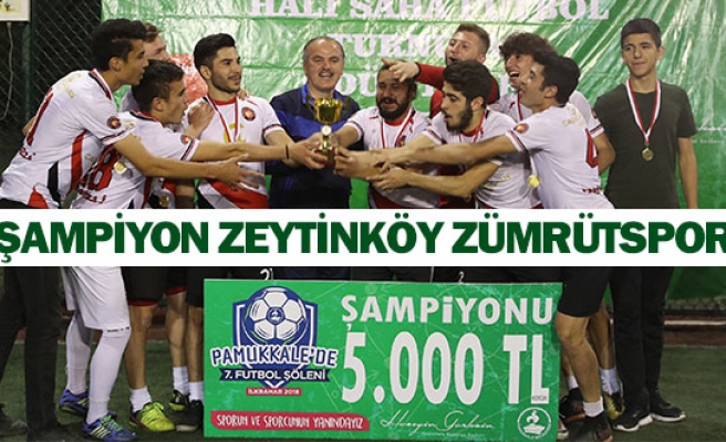 Şampiyon Zeytinköy Zümrütspor