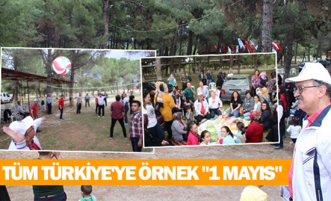 Tüm Türkiye'ye örnek "1 Mayıs"