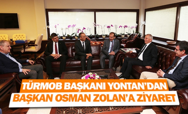 TÜRMOB Başkanı Yontan’dan Başkan Osman Zolan’a ziyaret