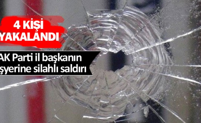 AK Parti il başkanın işyerine silahlı saldırı 