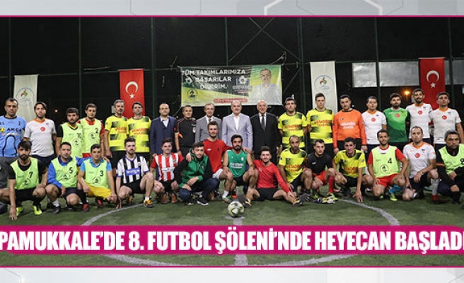 Pamukkale’de 8. Futbol Şöleni’nde heyecan başladı