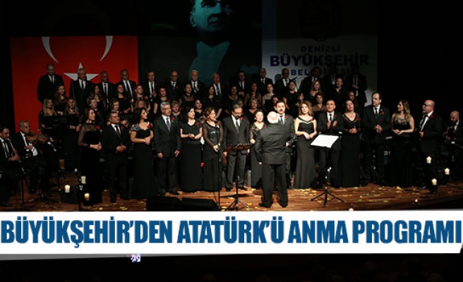 Büyükşehir'den Atatürk'ü anma programı