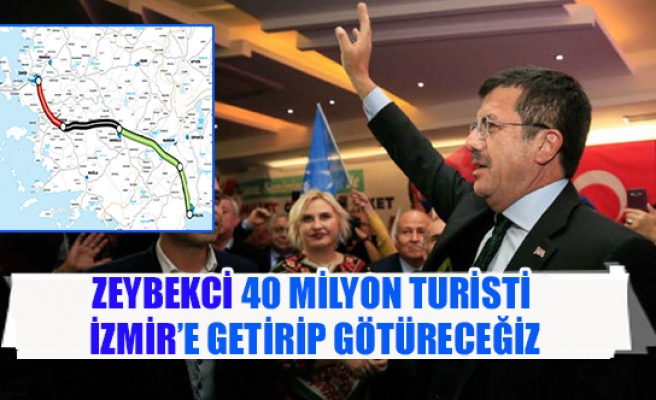 Zeybekci 40 milyon turisti İzmir’e getirip götüreceğiz