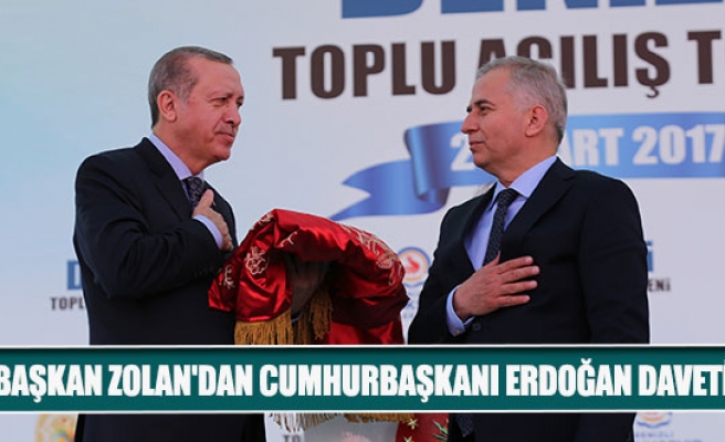 Başkan Zolan'dan Cumhurbaşkanı Erdoğan daveti