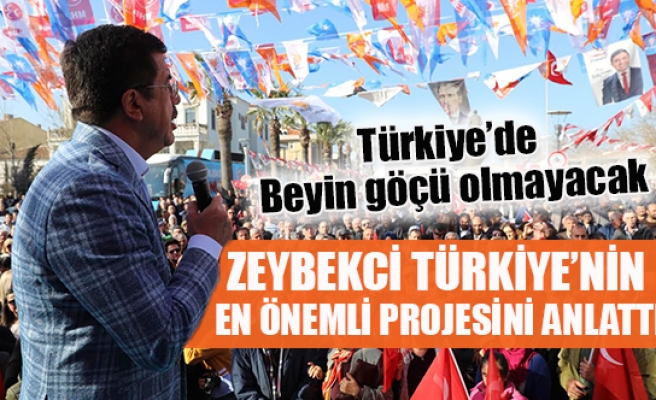 Zeybekci Ttürkiye’nin en önemli projeni anlattı