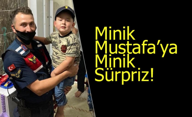 Minik Mustafa’ya minik sürpriz!