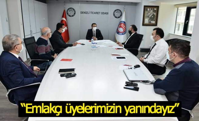 Başkan Erdoğan: “Emlakçı üyelerimizin yanındayız”