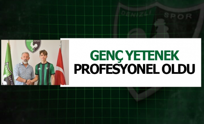 Denizlispor genç yetenek ile profesyonel sözleşme imzaladı