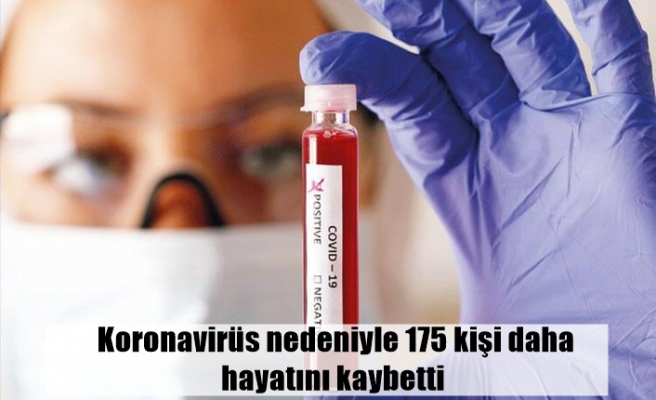 Koronavirüs nedeniyle 175 kişi daha hayatını kaybetti