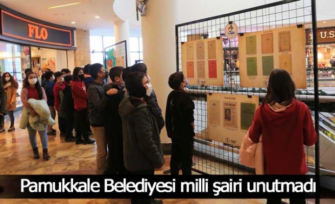 Pamukkale Belediyesi milli şairi unutmadı