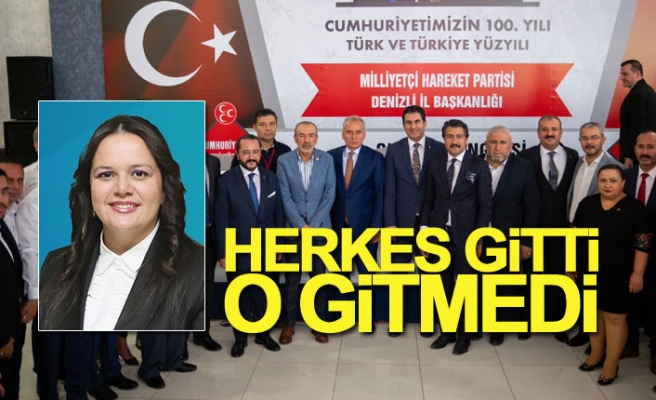 Nilgün Ök MHP Kongresine gitmedi!