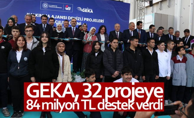 GEKA, 32 projeye 84 milyon TL destek verdi!