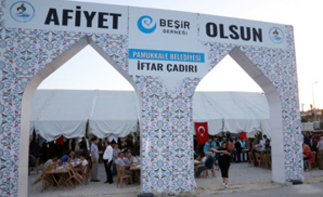 Pamukkale Belediyesi’nden her gün 1300 vatandaşa iftar
