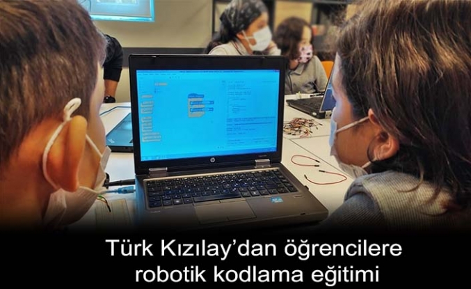 Türk Kızılay Manisa Şubesinden  robotik kodlama eğitimi